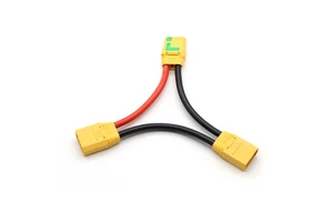 Amass XT90-S Series 10AWG 100mm Anti-Starts Connector Adapter Wire Plastic Battery Harness for RC Battery