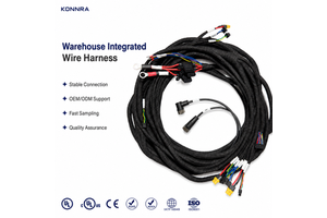 AGV Handling Robot Wire Harness Copper Core PBT/Nylon High Flex Cable Connector Assembly for Computer Home Appliance Machines