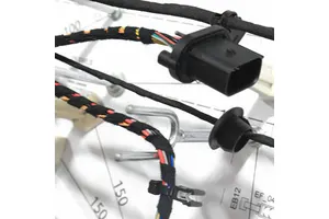 Custom Auto Electrical Connectors Harness 4-Pin Wiring Assembly for Automobile Wholesale Auto Wiring Harness