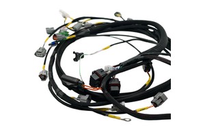 OEM High Temperature Braided Auto Engine Wiring Harness Standalone ECU Multi Pin Sensor Plug Custom Cable Assembly