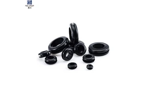 Custom Silicone Rubber Grommet for Home Appliance Automotive Wire Harness Protective Bushing Fast Mold Factory Non-standard Size