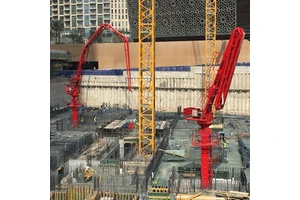 HGY33 Concrete Forms Construction Placing Boom Elevator Climbing Type