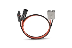 Customized New Energy Battery 50A Forklift Connector Accessories Cable Solar Photovoltaic Extension Cord with PVC Insulation