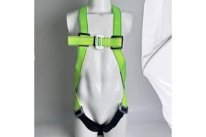 Premium Full Body Work Safety Harness 2500kg Breaking Strength Steel 4 D-Rings Rescue Rope Access Rigging Fall Arrest Purpose