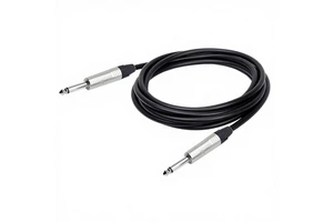 GTC017 24AWG Straight 6.35mm Instrument Cable 1/4 Inch Guitar Cord for Electric Guitar, Keyboard, and Pedalboard