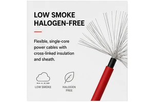 High Quality Wholesale XLPE Tinned Copper Conductor DC1500V LSZH Jacket PV Solar Cable for for Energy Storage Battery