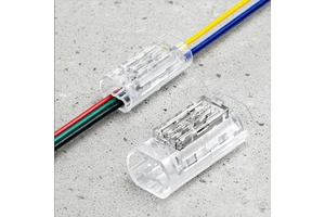 2-6 Port Inline Wire Harness Connector, Industrial Sensor Ready with Quick Connect Terminals - Reliable for Automation and PLC