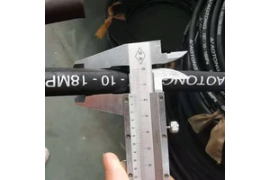 3/8 Inch SAE100R2AT/2SN High Pressure Steel Wire Braid Oil Resistant Rubber Hydraulic Hose For Coal Mining
