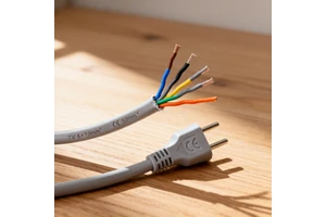 Weather Resistant RVV RVVP Power Cables Anti Interference for Construction Contractors in Denmark Outdoor Construction Project