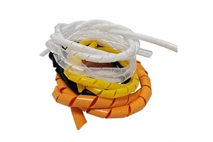 Industrial Grade Insulation Spiral Cable Management Sleeve, Waterproof & Dustproof Spiral Wrap Tube