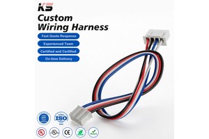 Custom JST PH XH GH ZH SH Molex Dupont SUR Connector Wire Harness Cable Assembly 0.8-2.54mm Pitch 1-40Pin Electronic Wiring