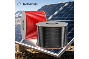 H1Z2Z2-K PV Wire 4mm 6mm 10mm 1500V DC Double Insulated XLPO Halogen Free Low Smoke Flame Retardant Water Resistant
