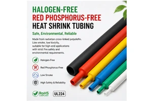 Heat Shrink Tubing UL224 Halogen Free Low Smoke Ultra Thin Wall Polyolefin Heat Shrink Tube for Wire Harness Cross-linked 2:1