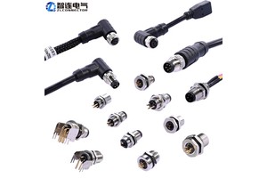 M8 M12 Connector Cable 2 3 4 5 6 8 12 17 Pin IP67 Waterproof Panel Mount Mold Wire Adapters Assembly Plug Connector