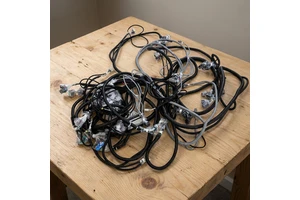 Custom Wiring Harness Kit 2000W High Temperature Resistant PVC Brushless Motor Wire for Electric Vehicles Motorcycle Automobile