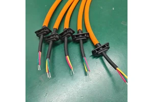 Custom High Voltage XLPE Cable with Copper Conductor Waterproof EV Automobile Wiring Harness for High Temperature Conditions