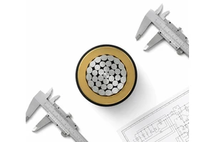 JKLYJ 10mm Aluminum Conductor XLPE Insulation PE Jacket Low Voltage Railway Overhead Cable System for Construction