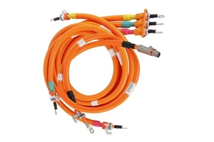New Energy Vehicles High Voltage Cable XLPE 125 Degrees Celsius High Temperature Waterproof Connection EV Harness Customization