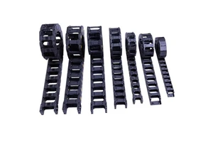 Nylon Drag Chain Cable protection Engineering Plastic Bridge Drag Chain Fully Enclosed Machine Tool Flexible tank Chain