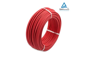 XLPE UL4703 Leader PV Solar Wire Dc Power Photovoltaic Panel Cable With Tinned Copper Conductor 600V 6mm2 Supplier Manufacturer