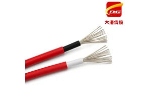 4~16mm² H1Z2Z2-K PV1 Solar Cable Tinned Copper PV Wire 0.6/1KV AC 1.8KV DC UV Resistant Flexible XLPO Solar Power Cable