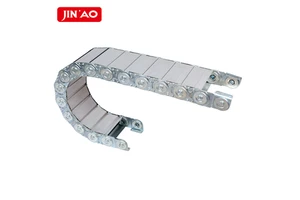 Heavy Duty Fully Enclosed Steel Drag Chain Flexible and Corrosion Resistant for Heavy Machinery