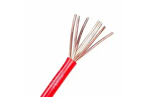 Copper 6/10/12/14/22AWG PVC-Insulated BVR/BVB Model 450/750V Electrical Cable Seven Strands Solid Conductor Construction Hualian