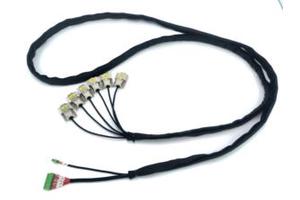 Customized D-Sub Connectors Wire Harness PVC Jacket FEP Insulation Copper Core Industrial Machines Application