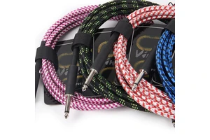 Lespoir Good Quality Guitar Cable From Factory Directly 3M Guitar Cabel with 6.5 Jack