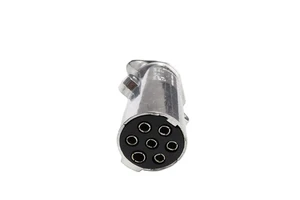 High-Quality European Standard Iso1185 24V N Type 7-pin Trailer Plug With Spring Cable