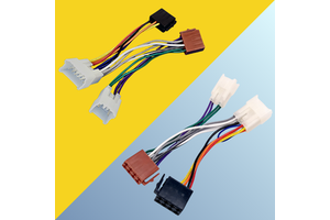 Custom 2-6 Pin Tinned Copper Wiring Harness JST XH/SH/ZH Molex Adapters 1.0-2.5 Pitch IP66 Rated Nylon/PTFE/PVC for signal