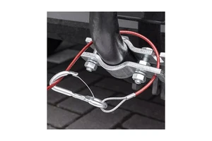 Trailer Breakaway Cable for RV and Heavy-Duty Towing - Quick Release Mechanism for Emergency Situations