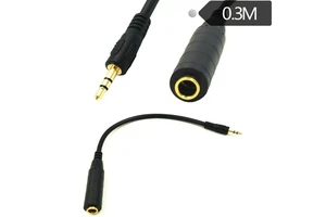 Custom 3.5mm Stereo Male to 6.35mm Audio Guitar Cable