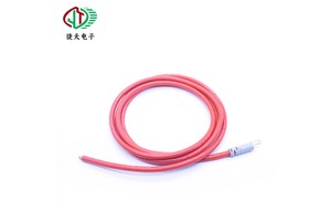Extra Soft Silicone Wiring Harness Red Power Cable High Temperature Resistant Unmanned Robot Electric Motorcycle Fork Custom