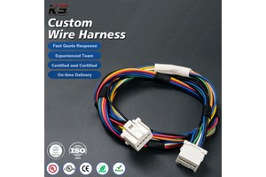 Customized MX1.25mm Pitch Tin Plated Copper Conductor PVC Insulation Automotive Electronic Cable Assembly Adapter Wire Harness