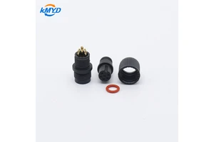 M11 IP67 Waterproof 2-6pin Plastics Male/Female Cable Molded Circular Automotive Connector Adapter