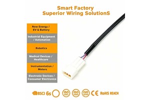CUstomized Electrical Wiring Loom Custom Length Connector Cable Harness For New Energy EV Battery Instrument Consumer Electronic