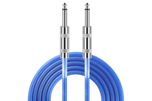 Professional Multicore High Elastic Musical Instrument Copper Wire Blue/Green 3M/6M/10M Guitar Audio Cable
