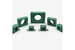 Lightweight Lengthened Baseplate Plastic Pipe Clamp Steel Pipe and Cable Installation Fixed Bracket
