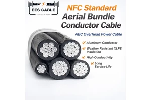 NF C 33-209 Aluminum Aerial Bundled Cable ABC 3*35+54.6+16mm² 3*50+54.6+16mm² Pre-assembled Overhead Cable
