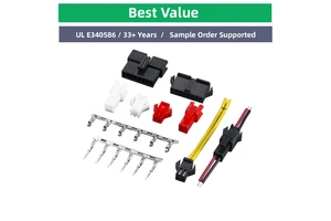 Agricultural Machinery Wire Harness, UL Listed, for BMS Module, Halogen Free, Dustproof IP65, 4 Pin, 26AWG, Black and Red