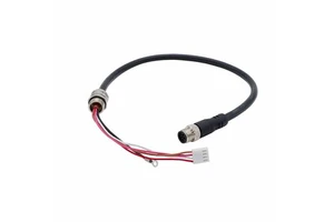 M12 Connector a X D Code 4 8 Pin Plug Profinet Ether CAT5E Ethernet Cat6 Cable Assembly Shielded Wire Harness