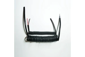China Cheap Solid PVC 3 Core 1.5mm Spiral Power Wire Spring Cable for Sale Spiral Cable Assembly Cable Spiral