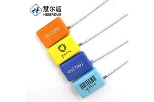HED-CS117 Adjustable Disposable Cable Lock Seal Pull Tight Cable Seal For Trailer