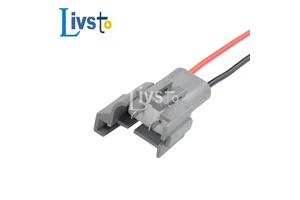2 Pin Grey Waterproof Automotive Wire Harness Connector Pure Copper Conductor 600V Rated Rubber for Car Electronic DJ7022A-3-11