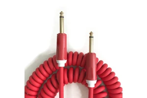 9M Colorful Coiled Electric Guitar Cable Leads Bass Cable Spring Instrument Guitar Cable
