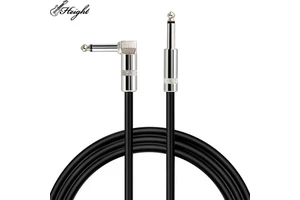 Standard 6.35mm Mono Plug Guitar Cable Nick Finish Instrument Cable with Premium Guitar Accessories