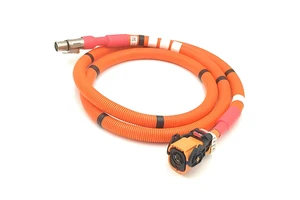 Manufacturer Wholesale Customized Orange EV Charging Cable 1500V High Temperature Resistant Copper Wire Harness for Automobile