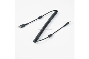 TRRS to K1 180 Degree Straight Head Spiral Cable