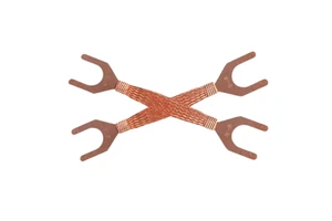 Factory Customized 4AWG Copper Braid Wire in Renewable Energy 25mm² High Conductivity Copper Braid With Crimp Terminal